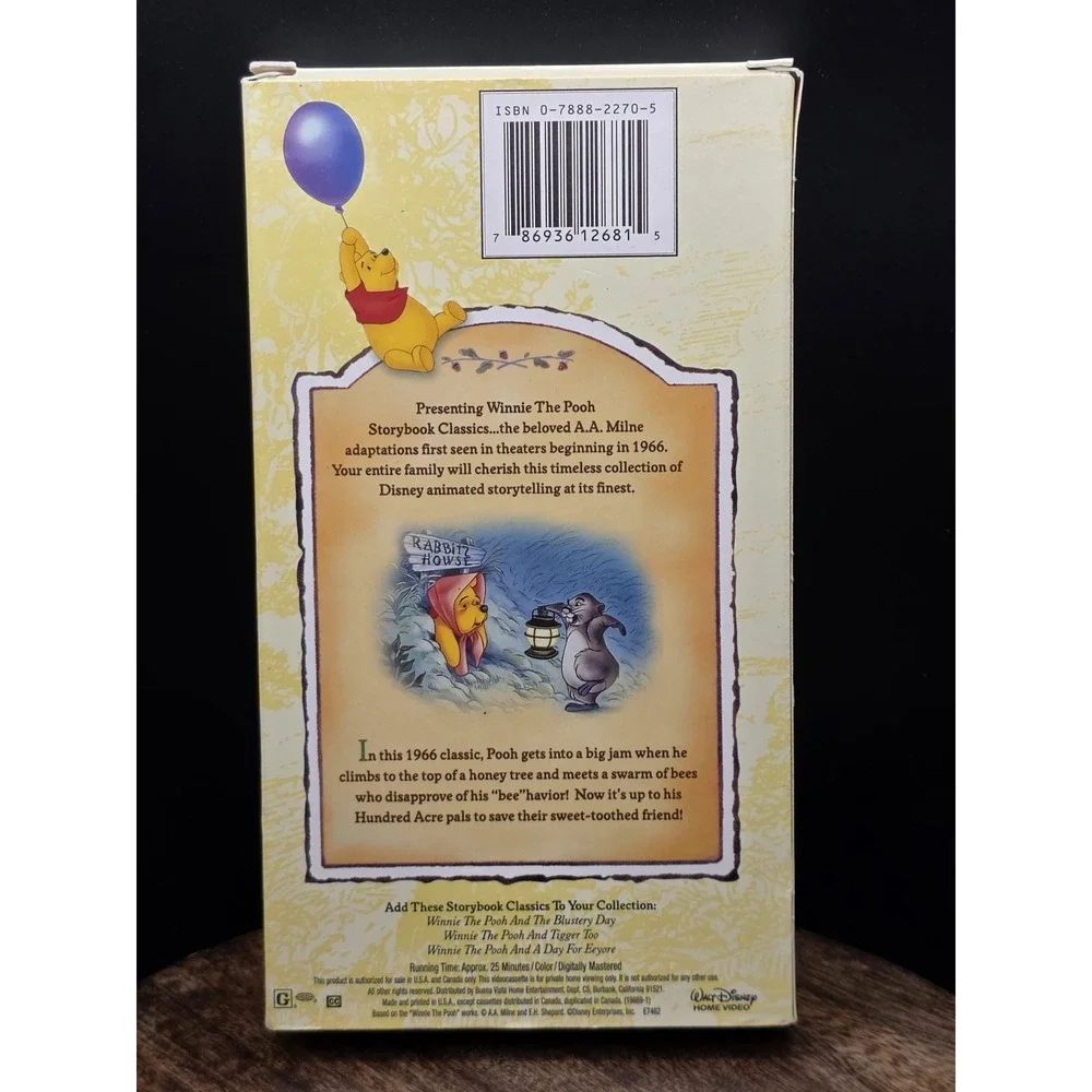 Winnie the Pooh and the Honey Tree (VHS, 2000)